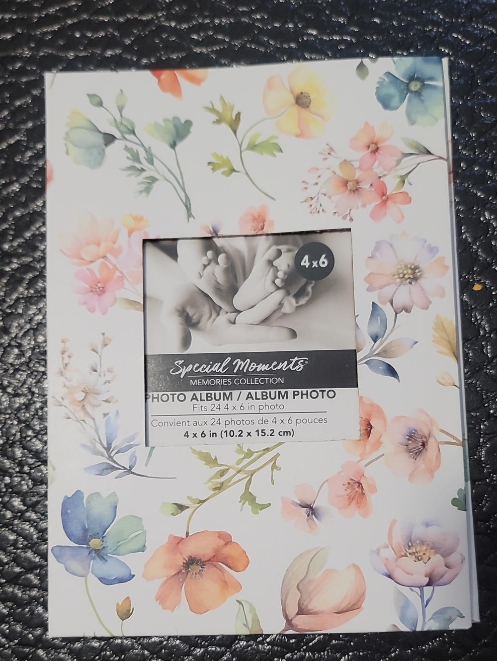 Special Moments Pastel Floral Pink Blue Peach Green 4 x 6 Photo Album